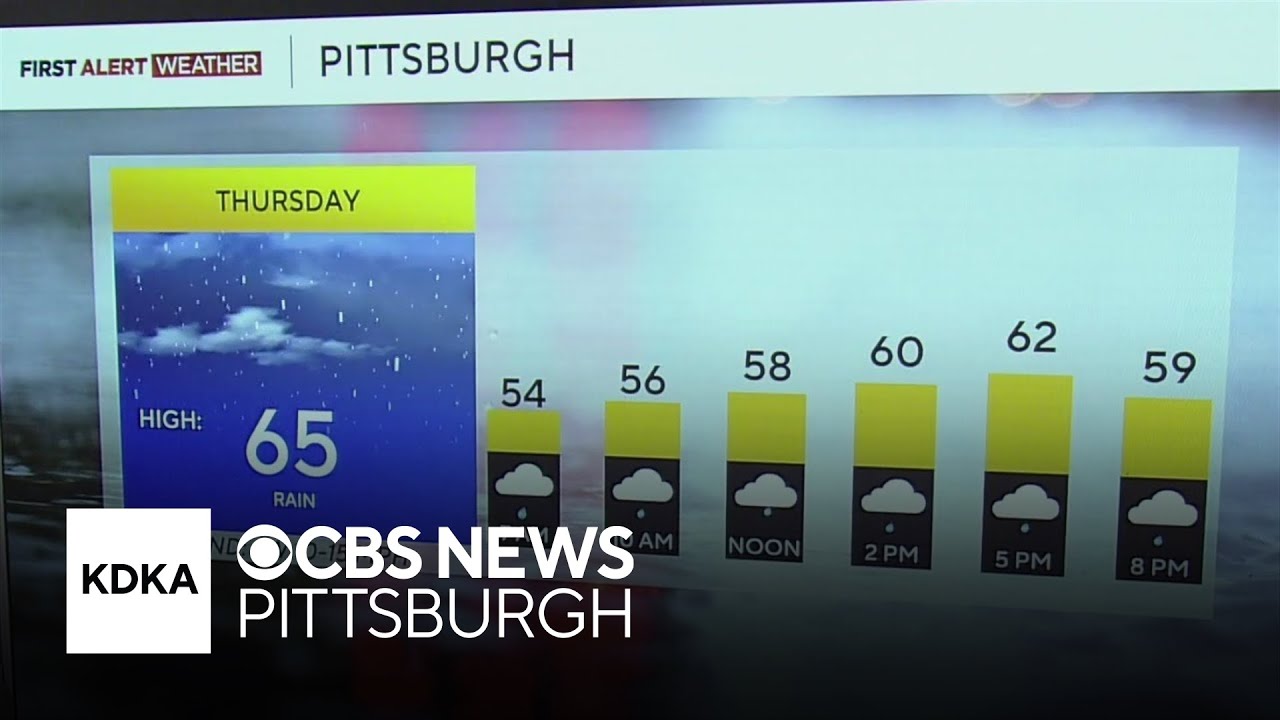 KDKA-TV Nightly Forecast (3/4)