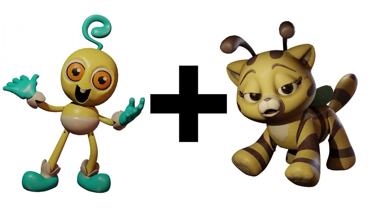 Baby long legs + Cat-Bee = ??? | Poppy Playtime Chapter 2 Animation