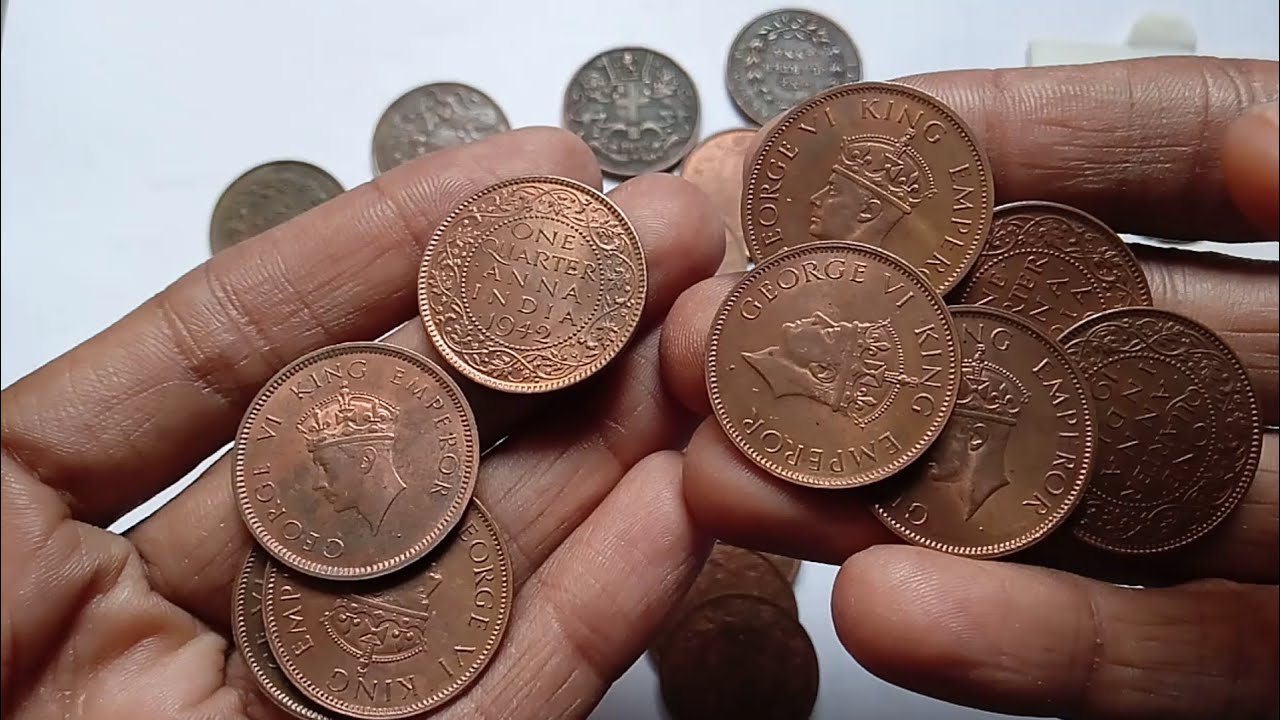 One Quarter Anna Value || 1835, 1857, 1909