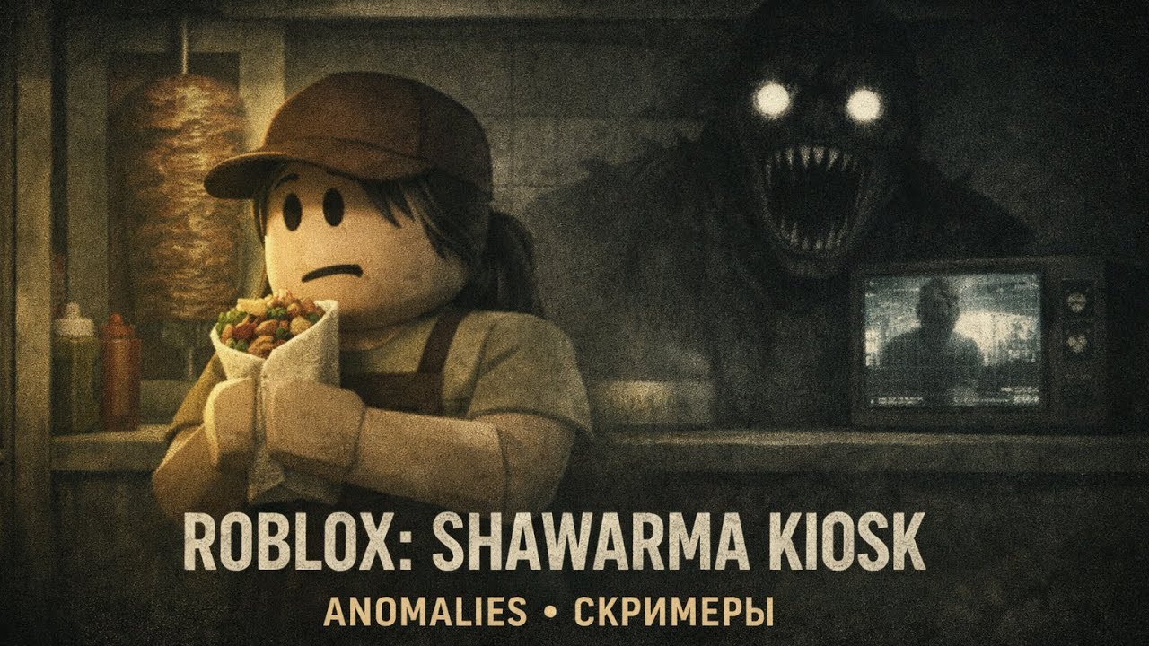 Roblox. Shawarma kiosk:Anomalies. Скримеры