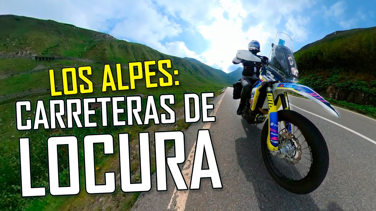VIAJANDO a los ALPES en MOTO!! [Un Chocolate en Suiza 3]