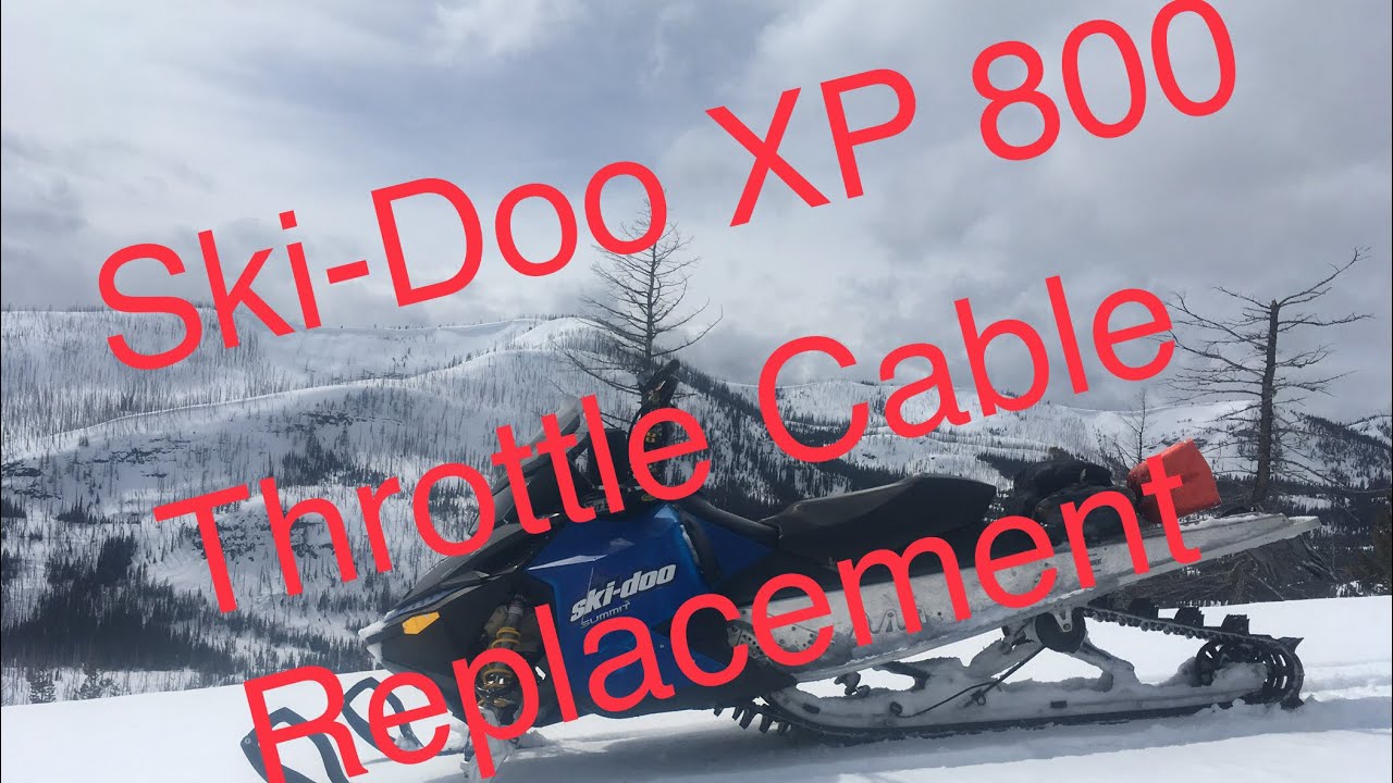 Ski-Doo XP 800 Throttle Cable Replacement, Secondary Clutch/Jack Shaft Removal