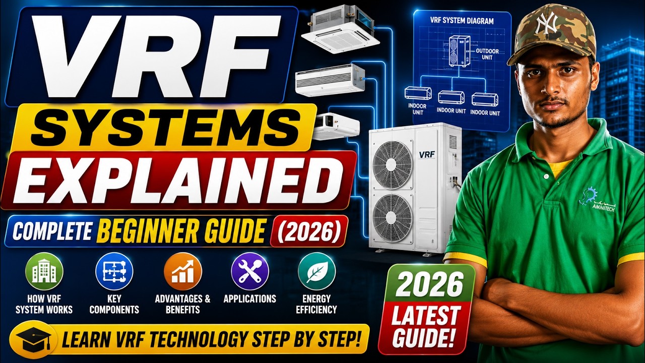 VRF Systems Explained | Complete Beginner Guide (2026) | How Variable Refrigerant Flow Works
