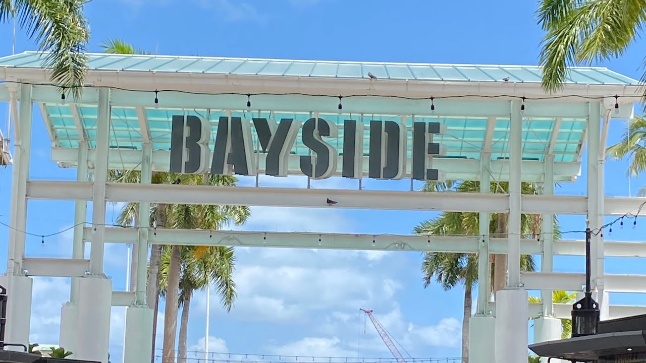 BAYSIDE MARKETPLACE 🇺🇸 - MIAMI DOWNTOWN | GIANNI VERSACE MANSION | BOAT CRUISE