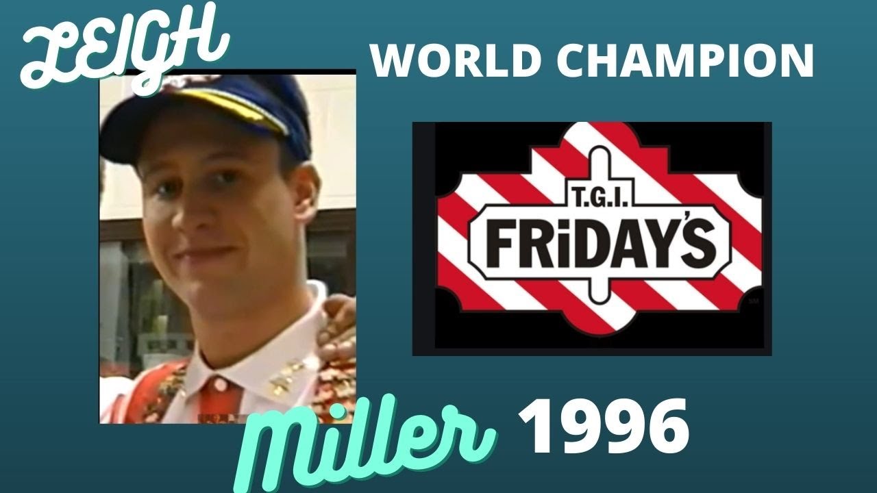 TGI FRIDAYS WORLD BARTENDING CHAMPIONSHIPS 1996