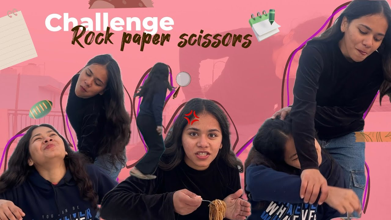 Rock paper scissors “FAST FOOD” challenge🤯| 