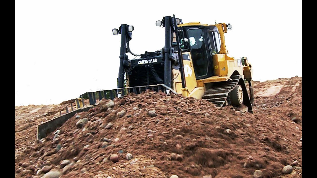 Restoration Gravel Pit - CAT - Caterpillar D8 - Sweden