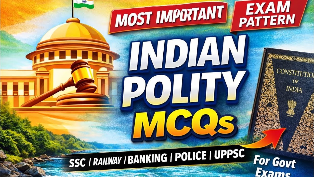 Indian Polity Top 30 MCQs | Most Important Questions for All Govt Exams