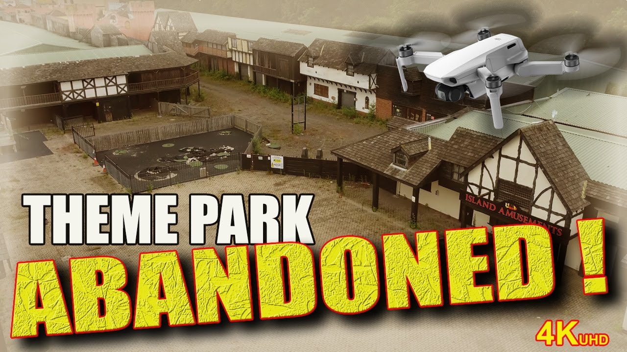 [4K] A MYSTERIOUS Abandoned Theme Park In England - Drone Flight