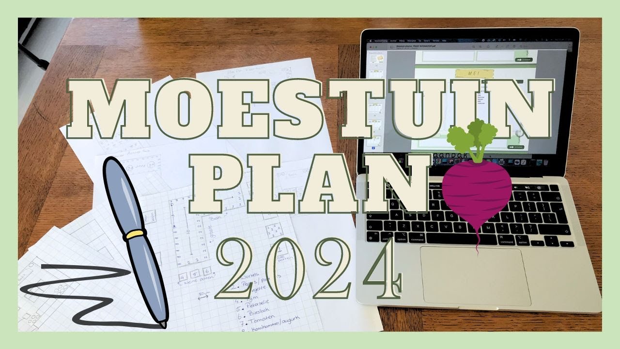 Moestuin plan 2024 | Digitale moestuin planner