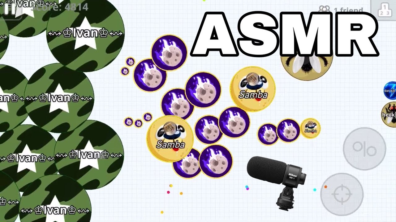 AGARIO ASMR!!! (Agar.io Mobile Gameplay!)