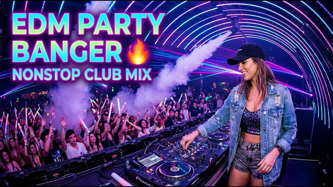FULL BASS DJ REMIX 🔊 Best EDM Dance Party Mix 🎧 Crazy Club Night Beats