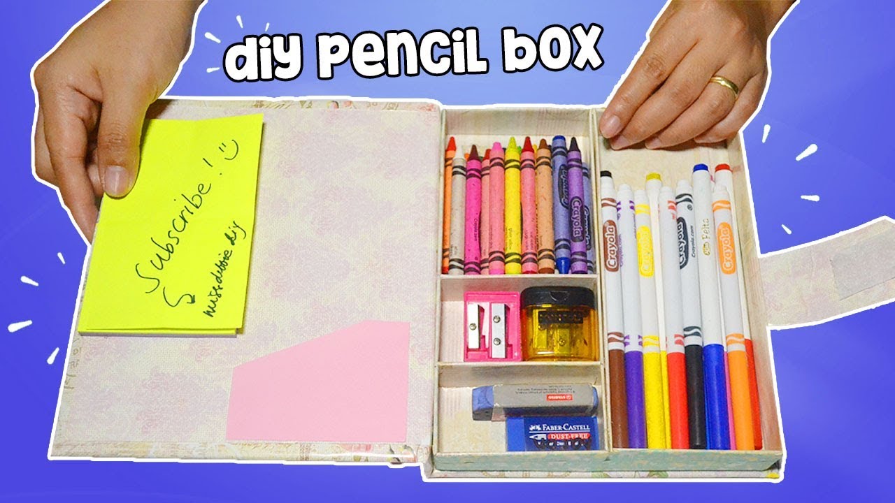 How To Make Pencil Box| DIY Pencil Case| Back To School