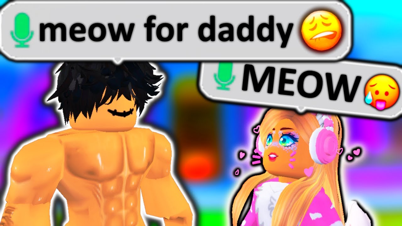 Forcing SLENDERS to be Discord KITTENS in Da Hood VOICE CHAT
