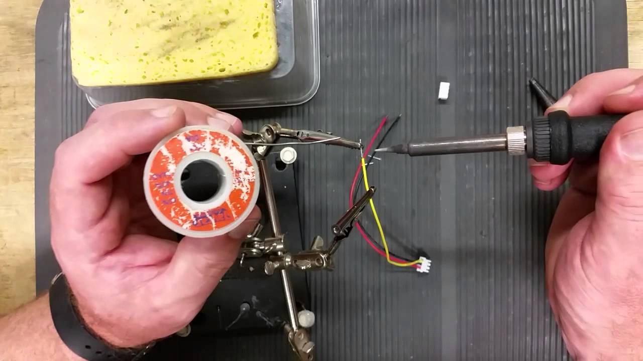 How to solder JST-XH plugs