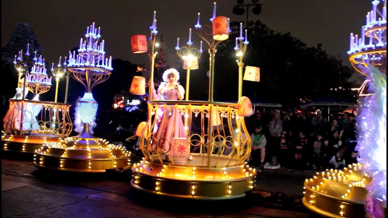 Paint the Night Parade Disneyland Park Anaheim California 10 December 2016