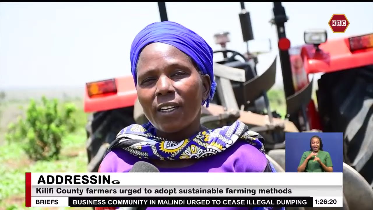 Kilifi County farmers urged to adopt sustainable farming methods
