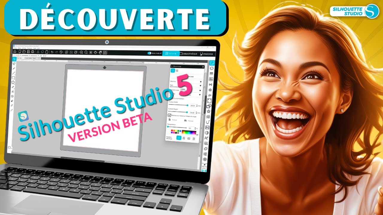 DÉCOUVERTE de SILHOUETTE STUDIO Version 5