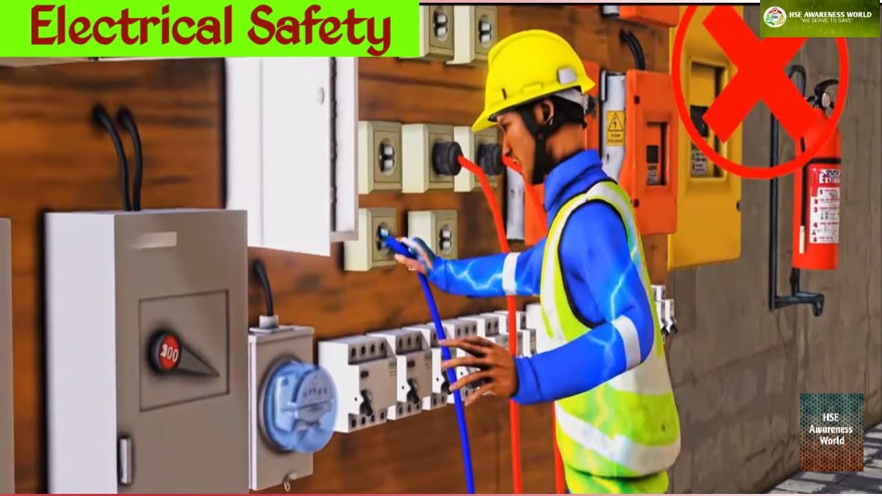 Electrical Safety Animation In Hindi || Electrical Safety Video || HSE Awareness World