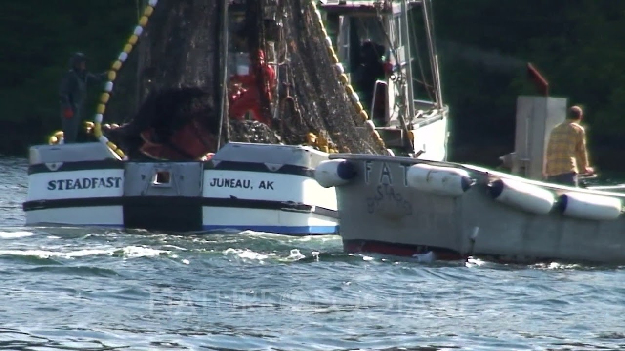Fast Action Commercial Fishing In Alaska. Purse Seine & Work Skiff