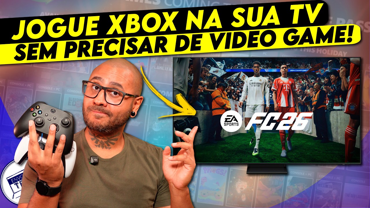 Testando o XBOX GAMEPASS na TV SAMSUNG PREMIUM + BARATA de 2025! Saiba TUDO!