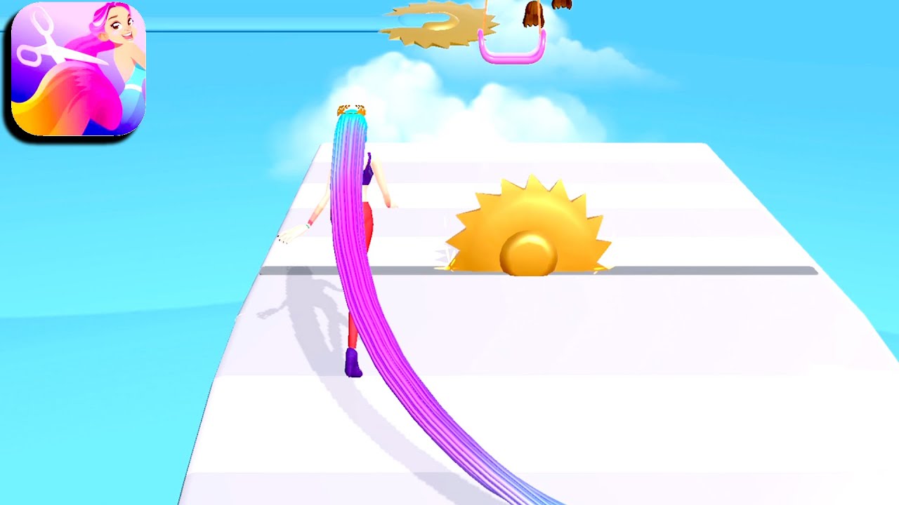 Hair Challenge New Update Gameplay Walkthrough (iOS,Android) Part 6 | Level 51-60