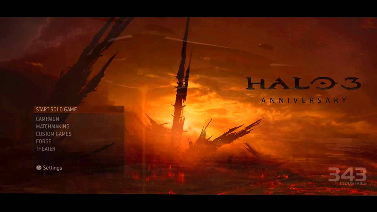Main Menu halo 3 Anniversary Remastered