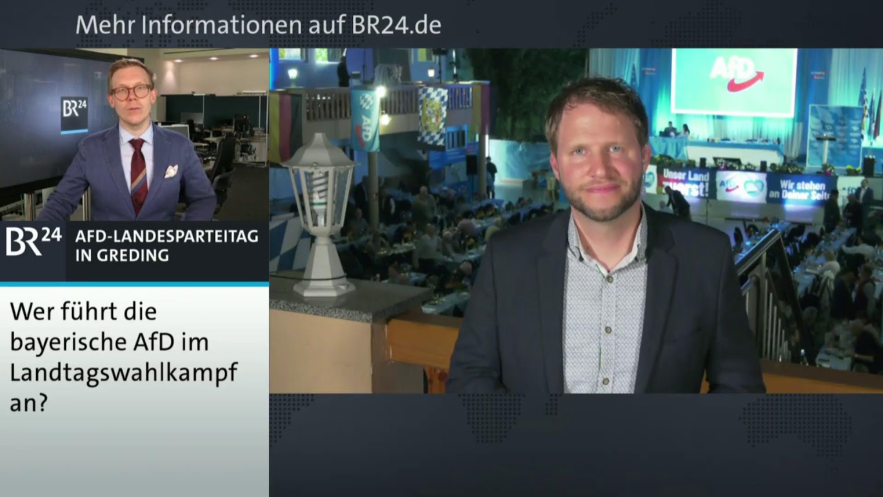 BR24live: AfD-Landesparteitag - Wer wird Spitzenkandidat?