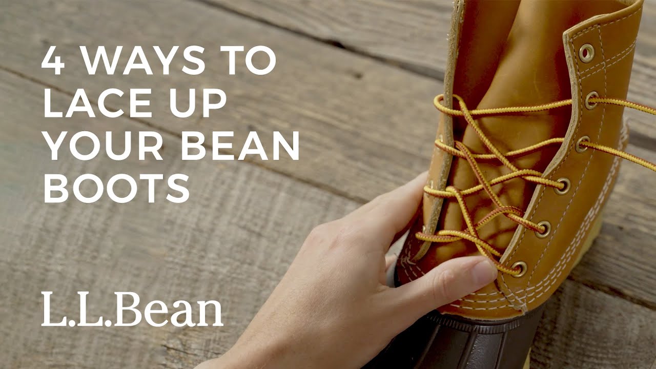 4 Unique Ways to Lace Your Bean Boots