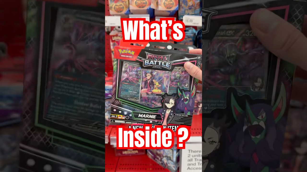 What&rsquo;s Inside a Pok&eacute;mon Marnie Rival Deck? #pokemon