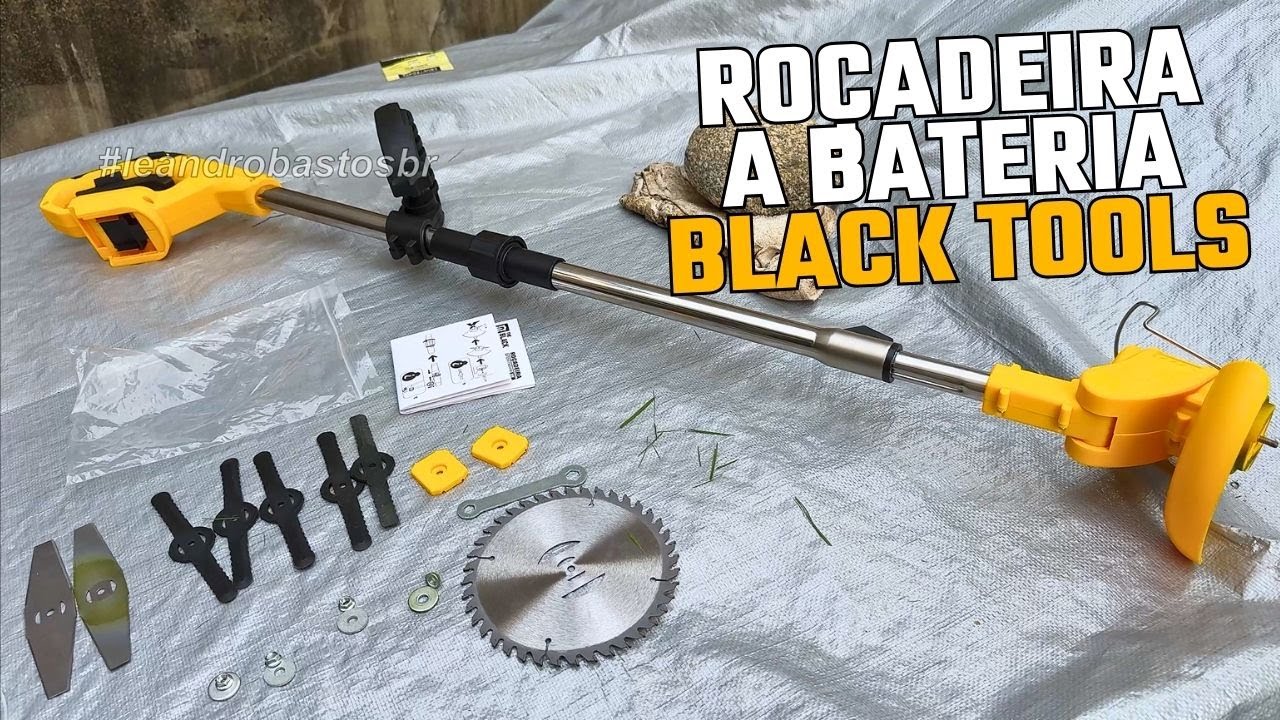 ROÇADEIRA A BATERIA TOP! BLACK TOOLS TCG21C 21V 2000MAH