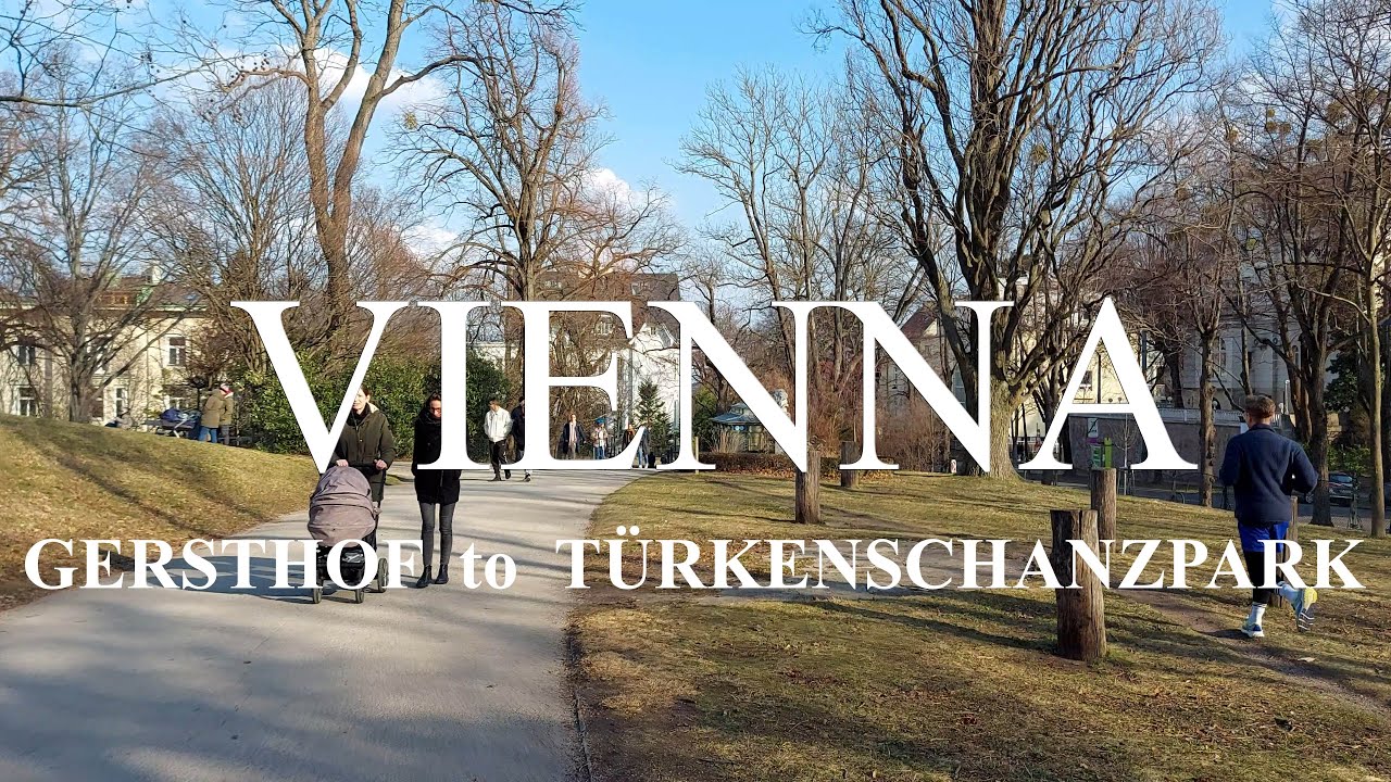 Gersthof to T&uuml;rkenschanzpark, W&auml;hring, Vienna Walking Tour 4k UHD