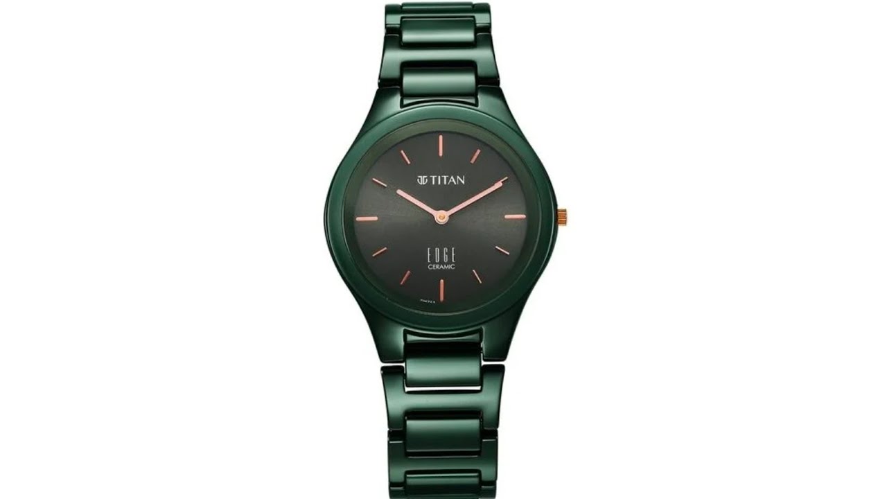 Titan Edge Ceramic - The Slimmest Ceramic watch In The Universe 