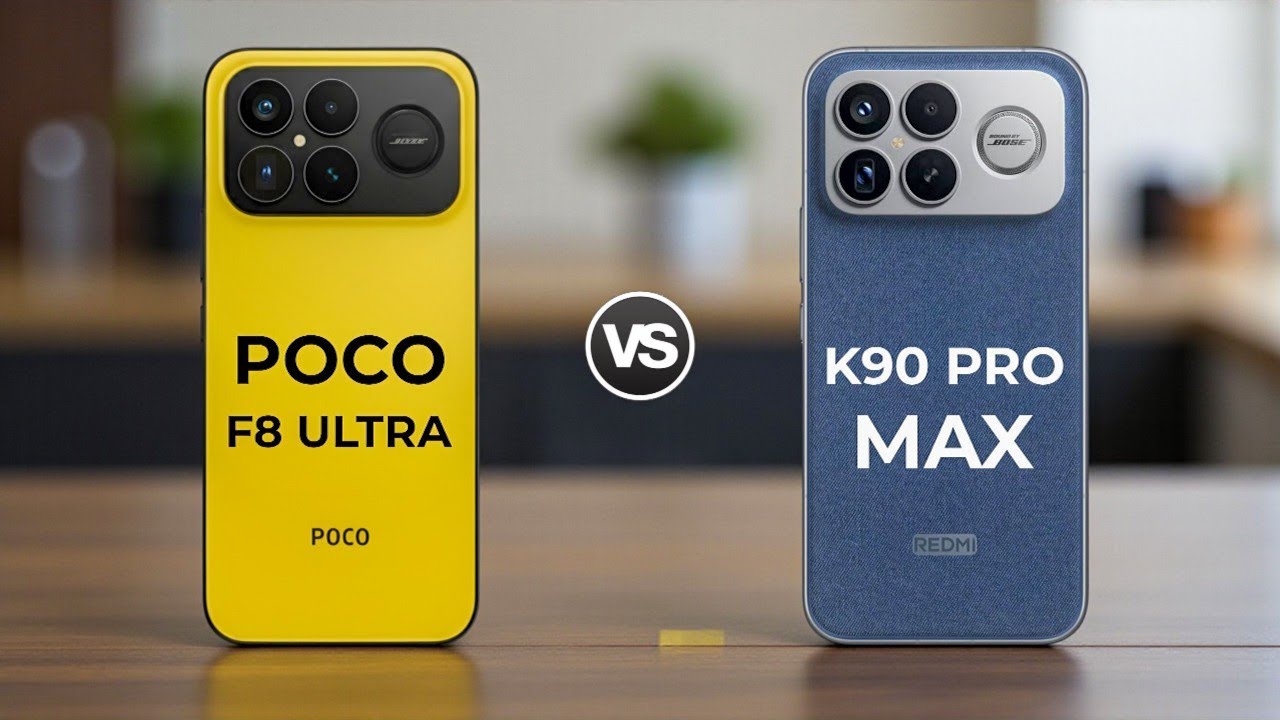 Poco F8 Ultra 5G Vs Redmi K90 Pro Max 5G