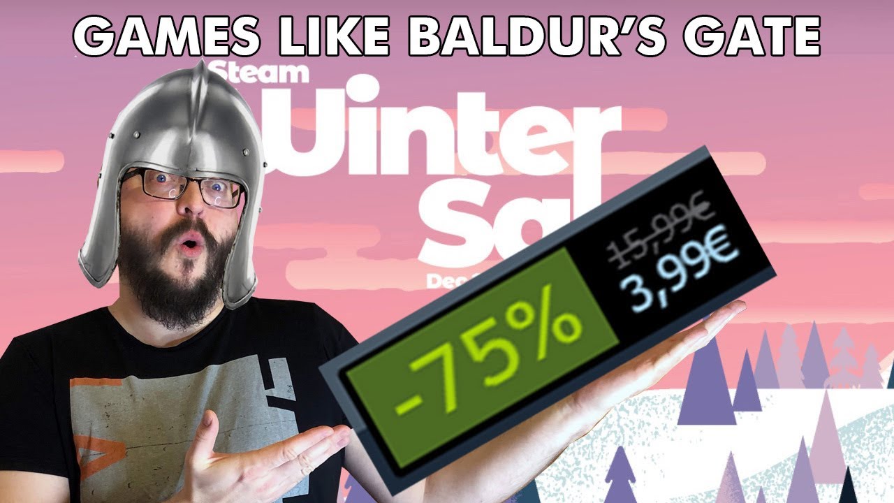 Steam Winter Sale -10 AMAZING Classic RPG Games like Baldur's Gate!