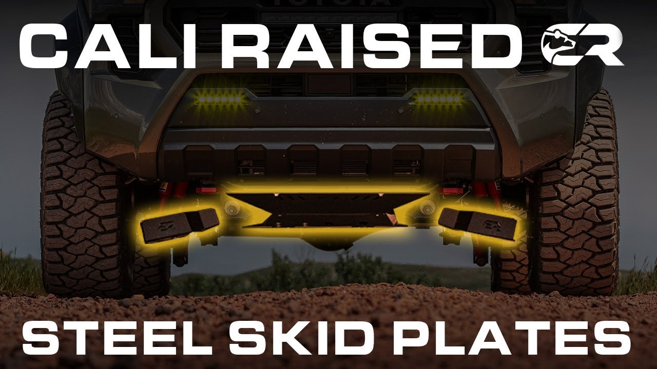 Cali Raised Skid Plates For 4th Gen Tacoma - Install & Review