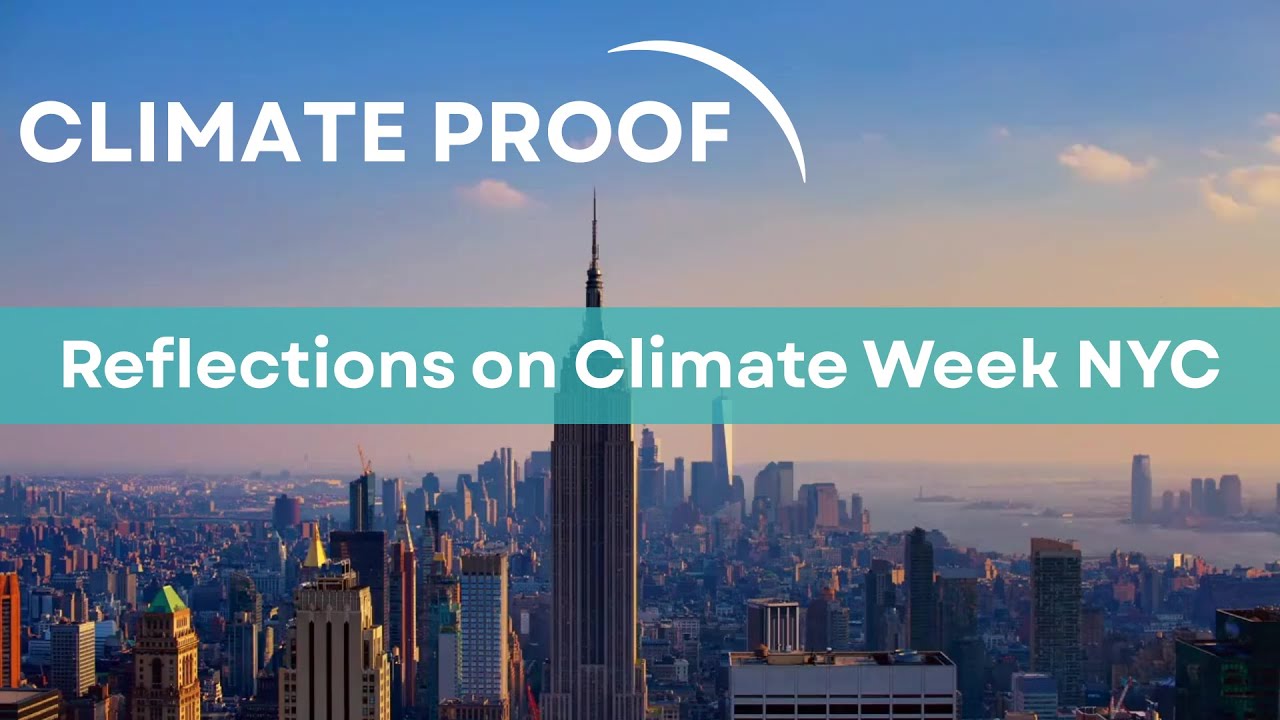 Reflections on New York Climate Week 2025