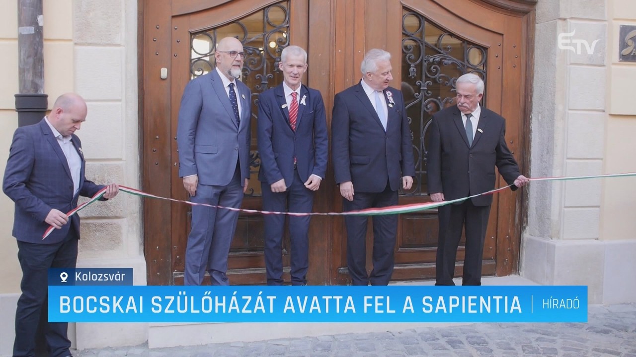 Bocskai szülőházát avatta fel a Sapientia – Erdély TV