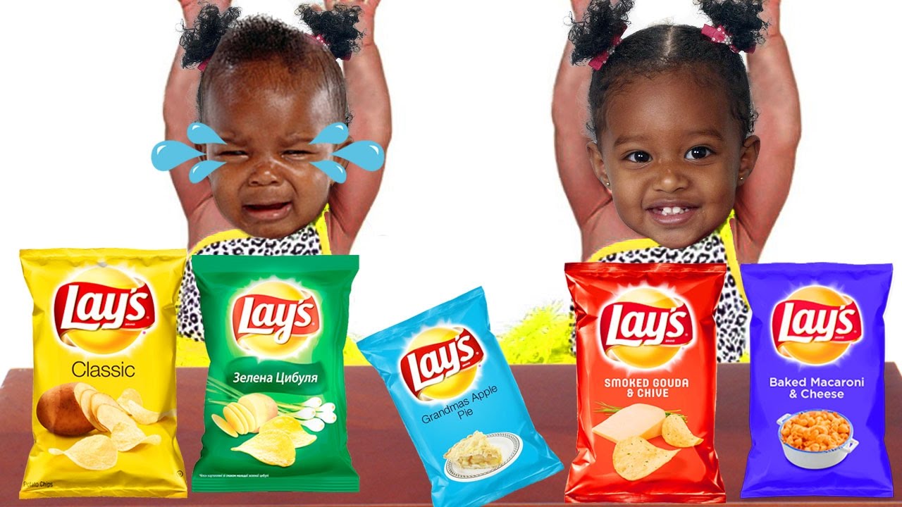 Learn Colors With Potato Chips for Children, Toddlers Babies | Bad Kid Learns Colours Video
