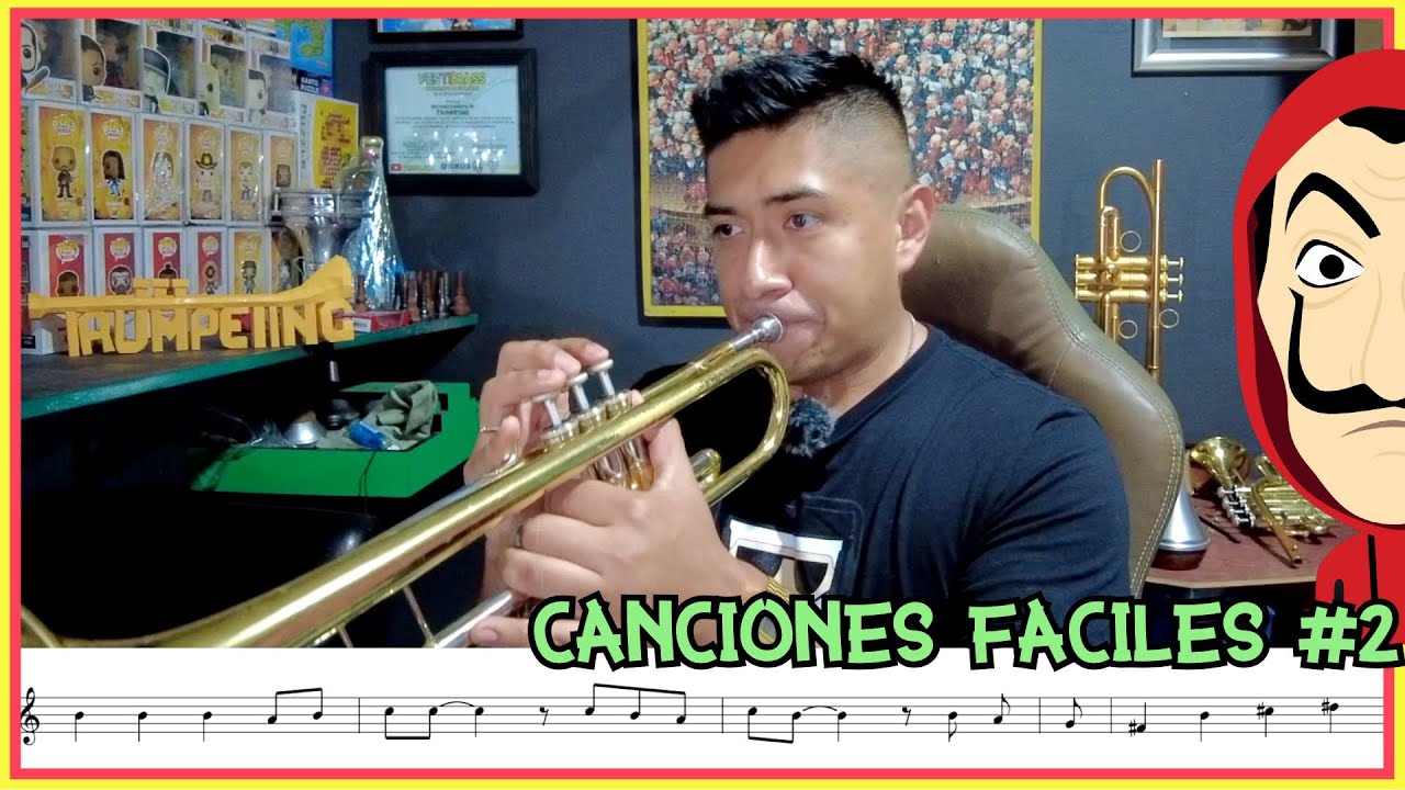 5 Canciones Fáciles de Trompeta 🎺 Aprende canciones #2