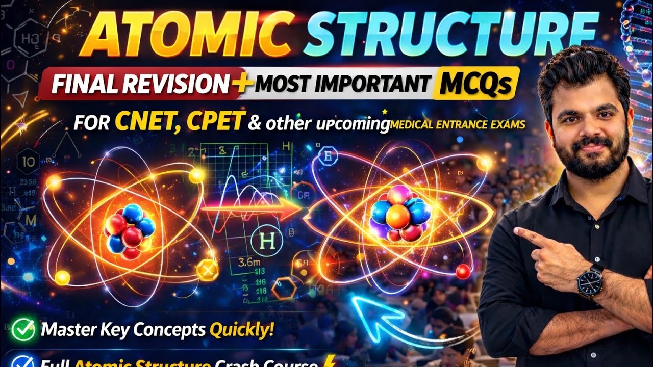 atomic structure | BSc Nursing Entrance Exam | UP CNET/CPET | AIIMS Nursing | ANM | GNM