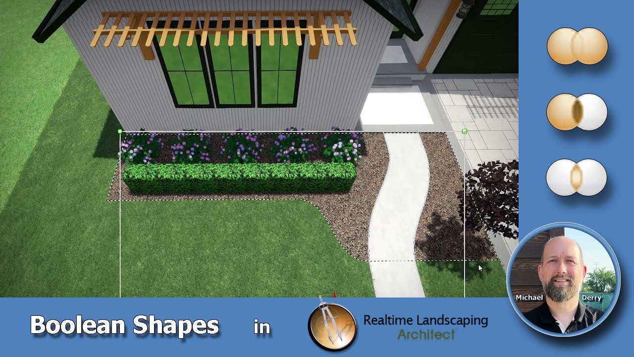 Boolean Subtract in Realtime Landscaping Architect 2025