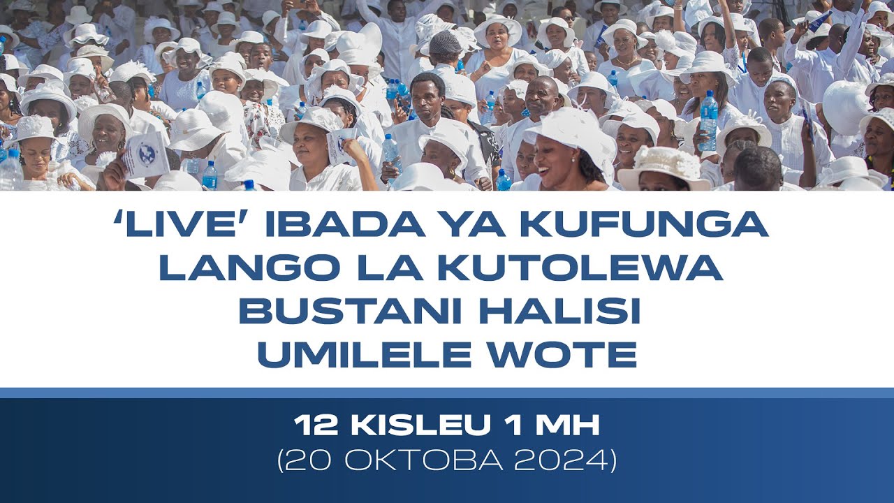 🔴Live:-  KUFUNGA LANGO LA KUTOLEWA BUSTANI HALISI UMILELE WOTE.