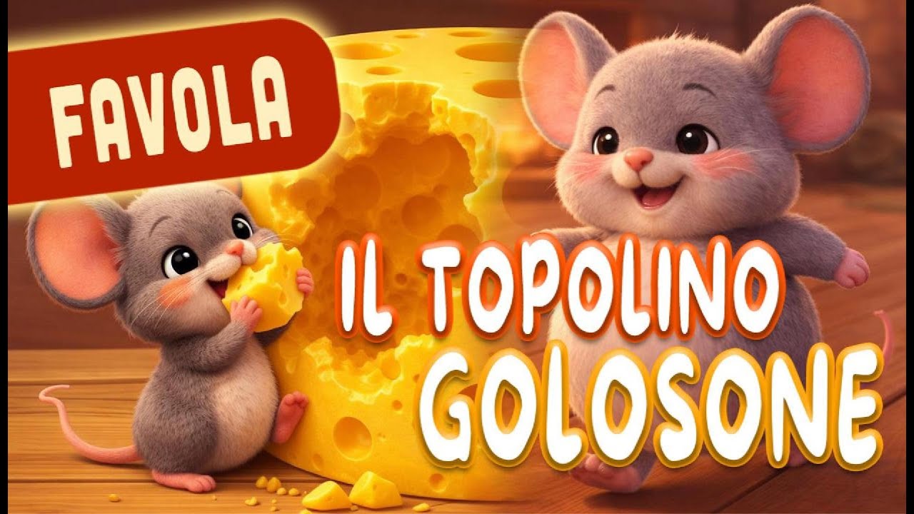 Fiaba per Bambini 🐭 Il Topolino Golosone | Storia Divertentetito il topolino golosone