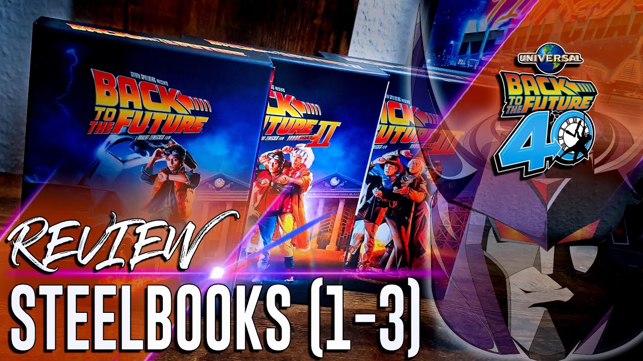 Back To The Future 40th Anniversary Steelbooks Review | Editionsreview | Tim Kay's Nerd Crate