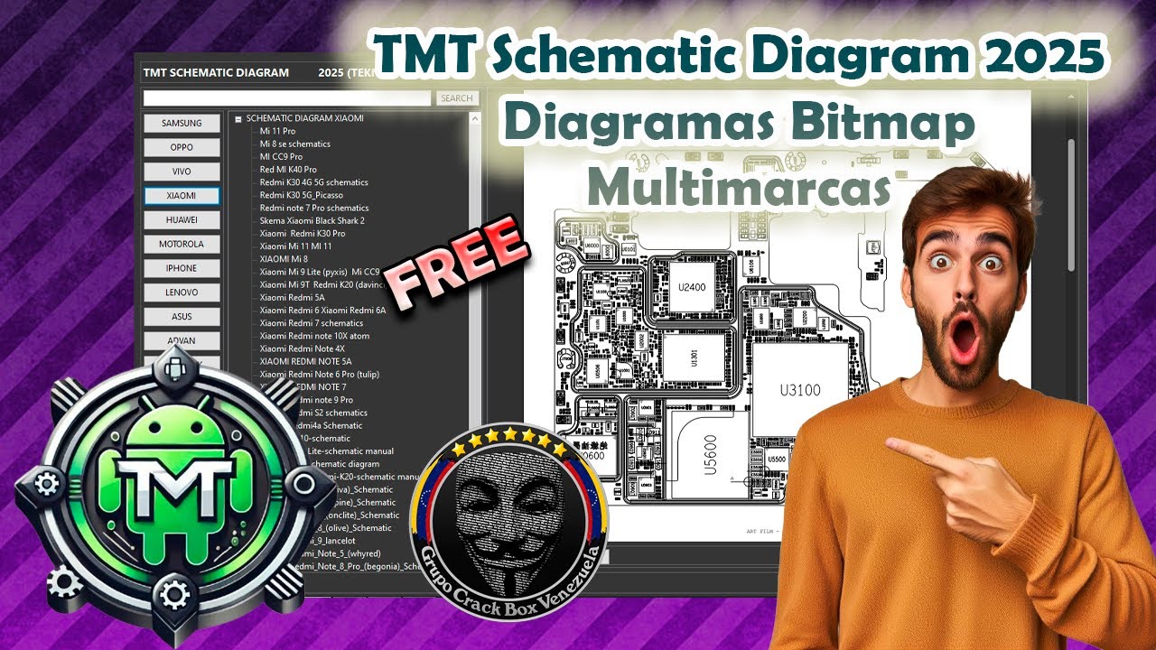 TMT Schematic Diagram v1.0 2025 Diagramas Bitmap Multimarcas GRATlS Iphone Samusng Xiaomi y mas