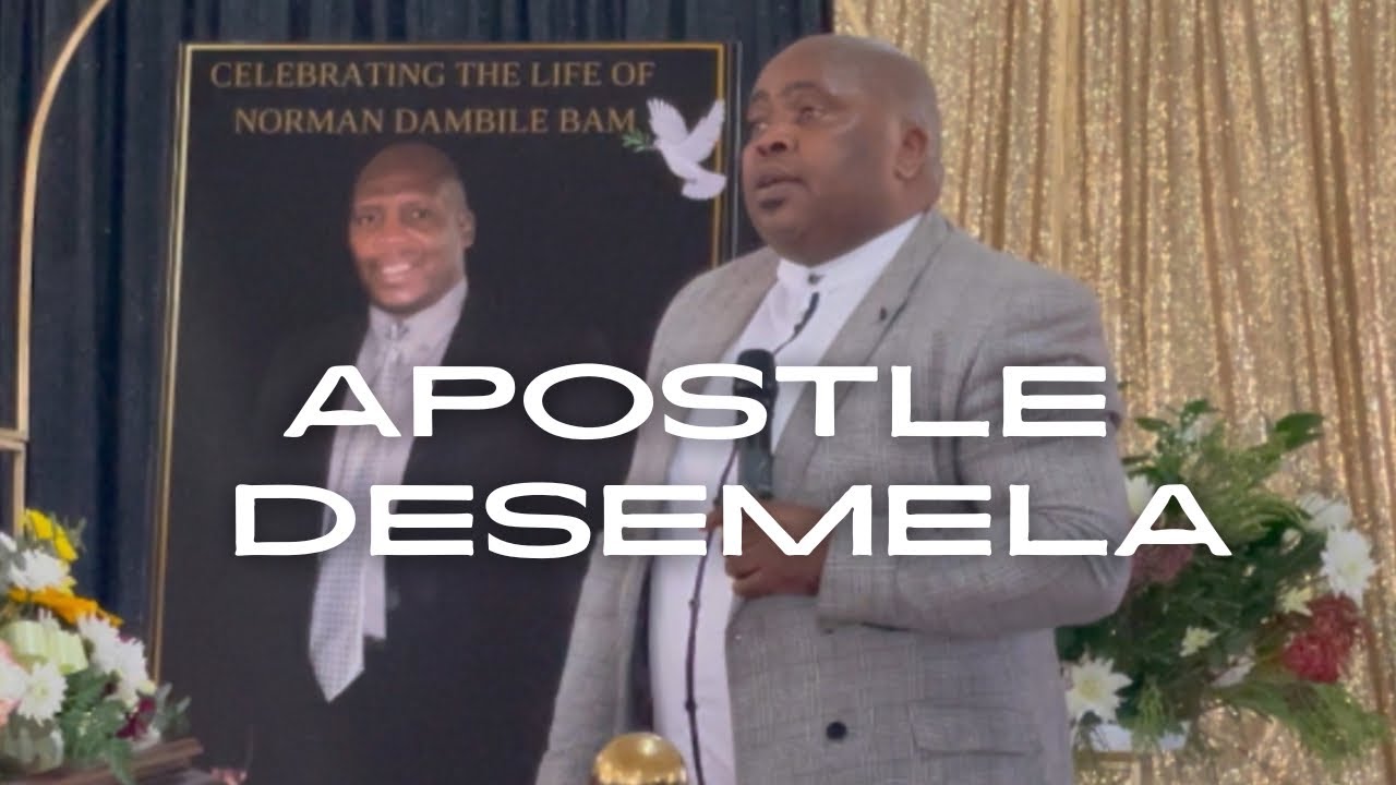 Apostle Desemela ministering at Tatu Bam’s funeral | Open Vision Healing Centre