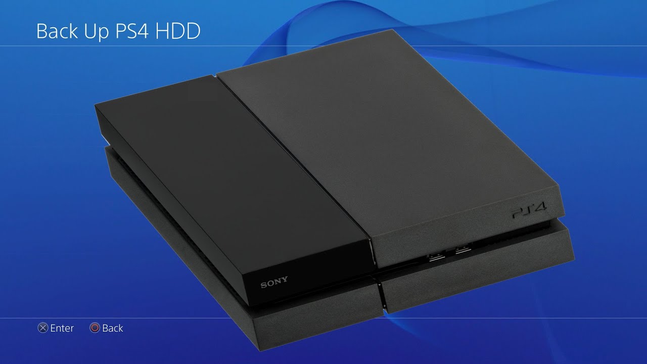 BACKUP THE PS4 HARD DRIVE