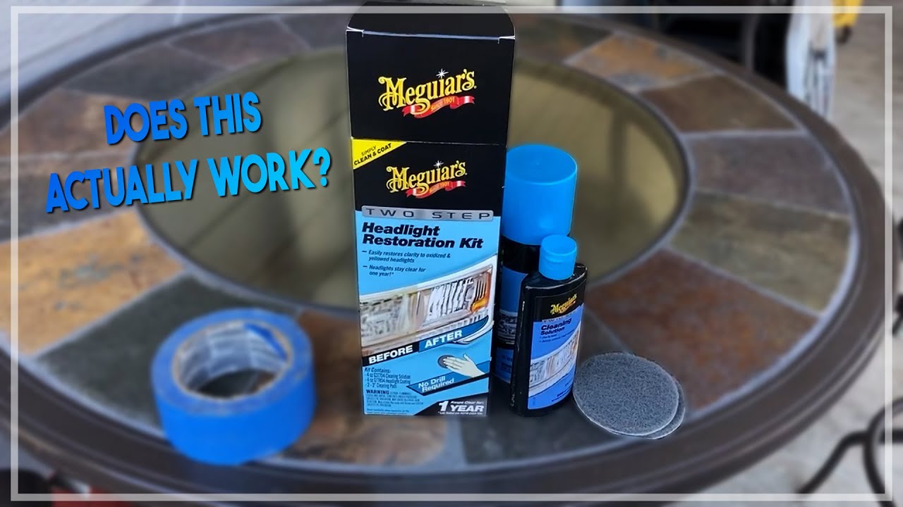Does the Meguiar's Two Step Headlight Restoration Kit Actually Work?