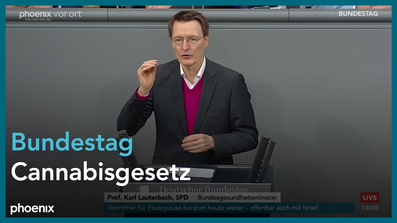 Bundestagsdebatte zum Cannabisgesetz am 23.02.24